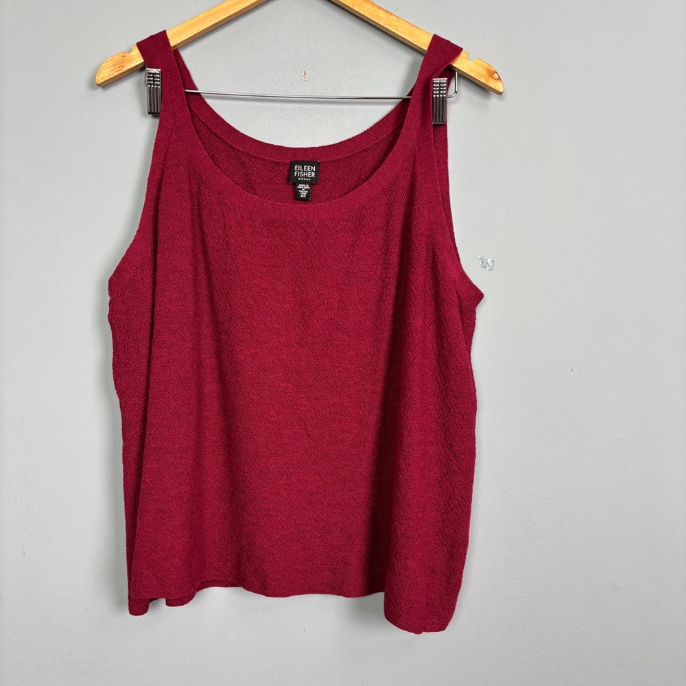 EILEEN FISHER  WOMENS TANK TOP Size 2X Sleeveless 100% WOOL